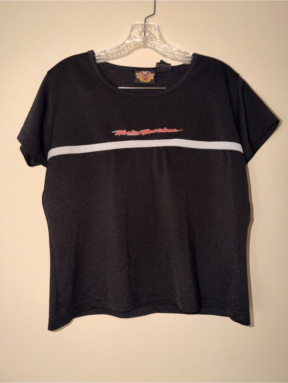 Harley-Davidson Black Tee with embroidered logo